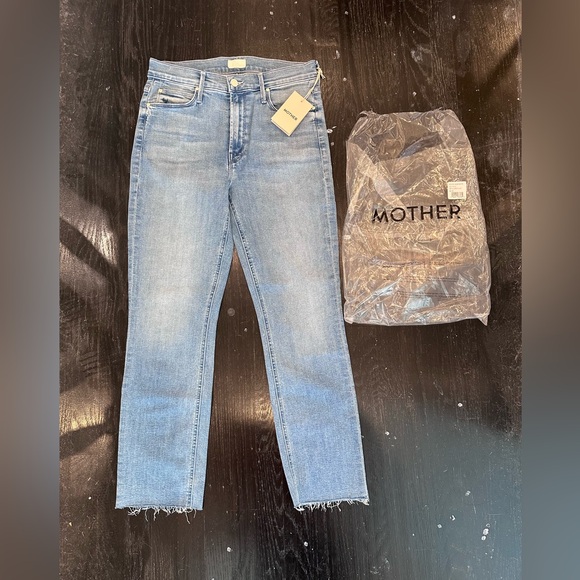NWT Mother Jeans - The Mid Rise Dazzler Crop Fray - Picture 5 of 5